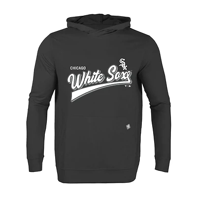 Men's Levelwear Charcoal Chicago White Sox Relay Vintage Team 2.0 Pullover Hoodie