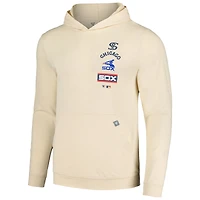 Sweat à capuche crème Levelwear pour hommes des White Sox de Chicago Base Line