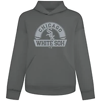 Men's Levelwear Gray Chicago White Sox Luxe Signature Banner Arch Pullover Hoodie
