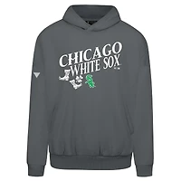 Sweat à capuche gris pour homme Chicago White Sox St. Patrick's Day