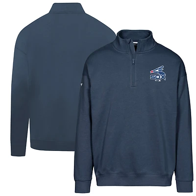 Sweat-shirt zippé Murray bleu marine pour homme de la collection Cooperstown des Chicago White Sox