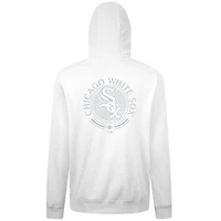 Sweat à capuche blanc motif grainé Podium des Chicago White Sox pour homme