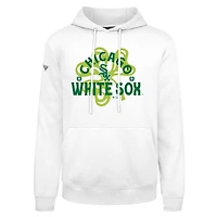 Sweat à capuche blanc pour homme Chicago White Sox St. Patrick's Day Podium Shamrock
