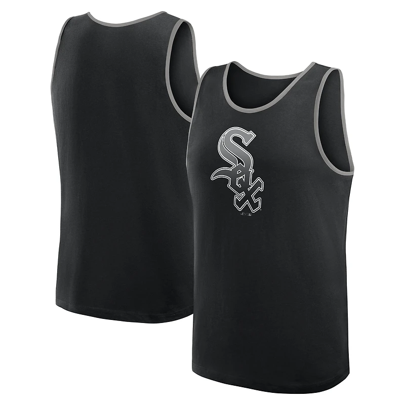Débardeur noir athlétique avec logo pour homme, Chicago White Sox, succès inégalé