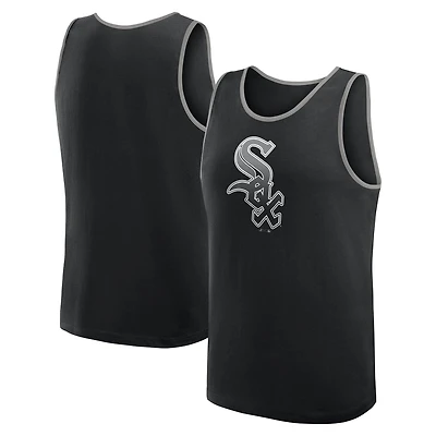 Men's Logo Athletic Black Chicago White Sox Unmatched Success Tank Top