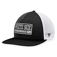Casquette Snapback en mousse Majestic Black/White Chicago White Sox pour homme