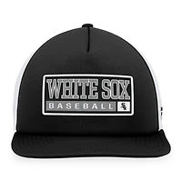 Casquette Snapback en mousse Majestic Black/White Chicago White Sox pour homme