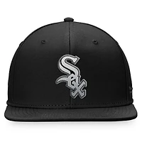 Majestic Black Chicago White Sox Color Fade Snapback Casquette pour homme