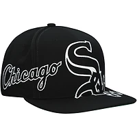 Men's Mitchell & Ness  Black Chicago White Sox Big Time Snapback Hat