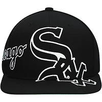 Men's Mitchell & Ness  Black Chicago White Sox Big Time Snapback Hat