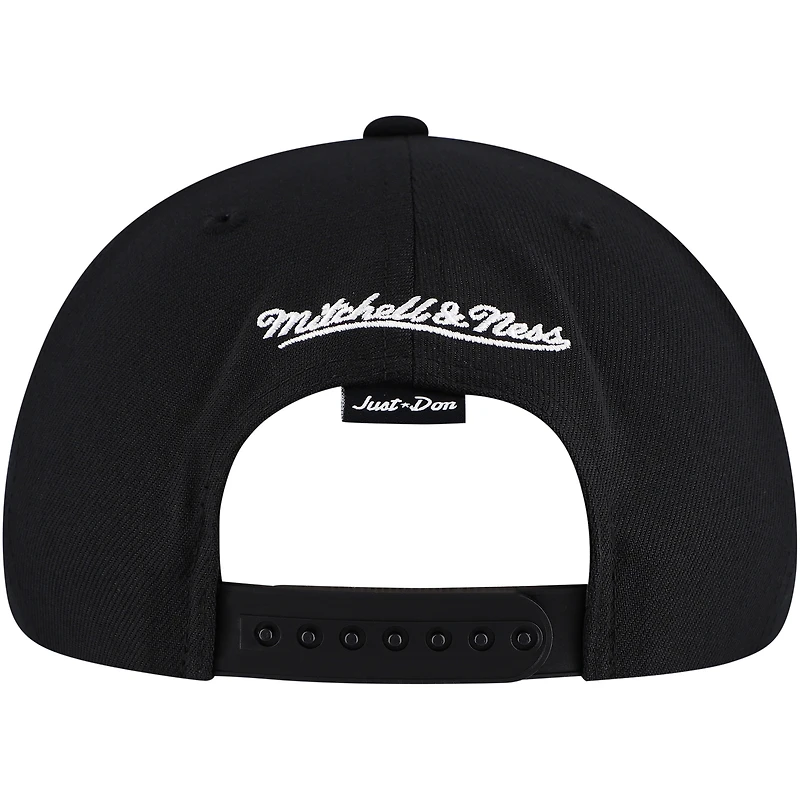 Men's Mitchell & Ness Black Chicago White Sox Just Don x MLB Lux Script Snapback Hat