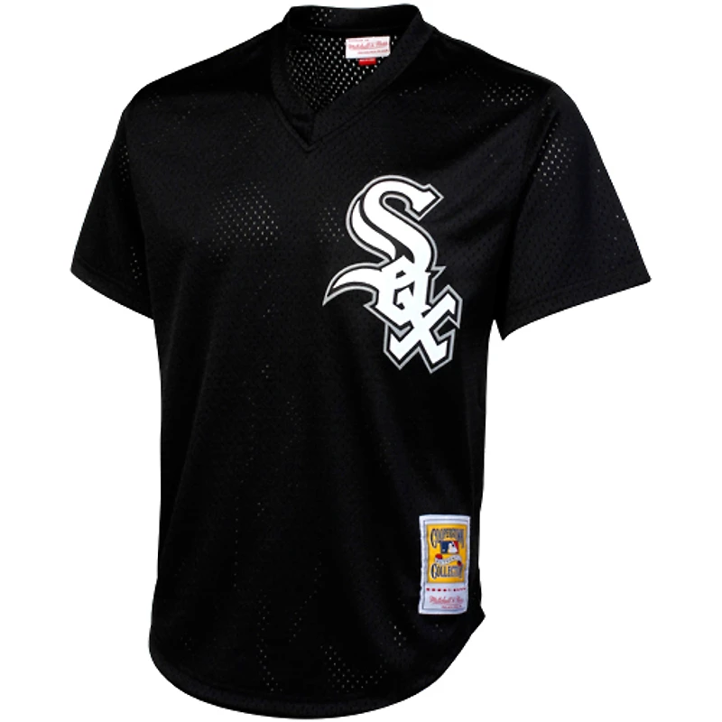 Men's Mitchell & Ness Bo Jackson Black Chicago White Sox 1993 Authentic Cooperstown Collection Batting Practice Jersey