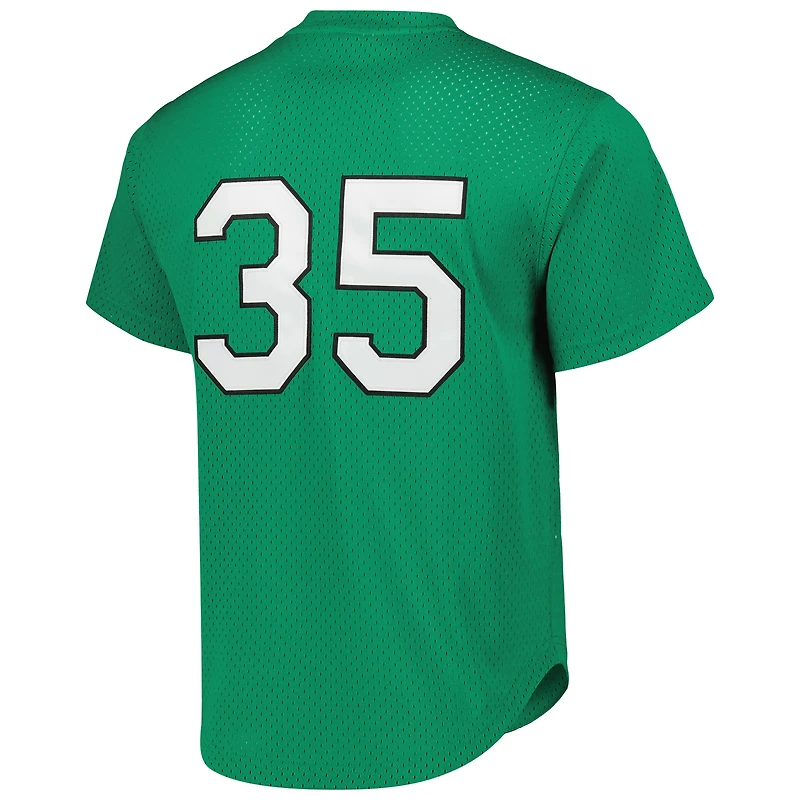 Mitchell & Ness Frank Thomas Green Chicago White Sox Cooperstown Collection Authentique maillot d'entraînement au bâton de la Saint-Patrick 1996 pour hommes
