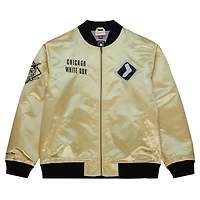 Veste légère en satin entièrement zippée Mitchell & Ness Gold Chicago White Sox OG 2.0 pour hommes