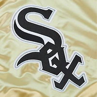 Veste légère en satin entièrement zippée Mitchell & Ness Gold Chicago White Sox OG 2.0 pour hommes