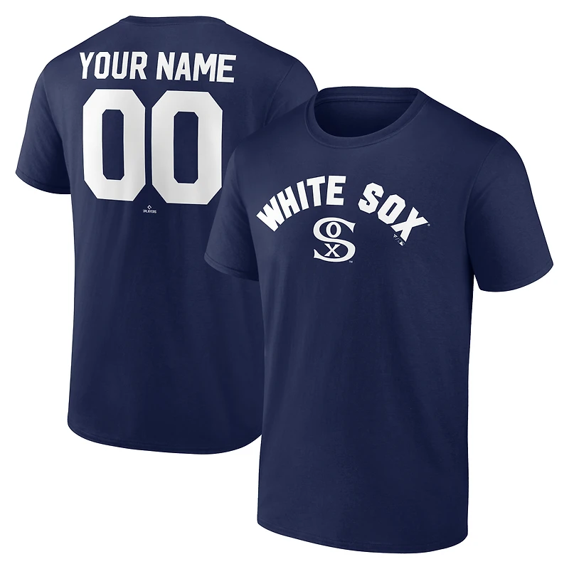 Men's Navy Chicago White Sox Cooperstown Collection Winning Streak Alternate Custom T-Shirt