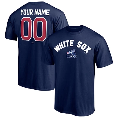 Men's Navy Chicago White Sox Cooperstown Collection Winning Streak Custom T-Shirt