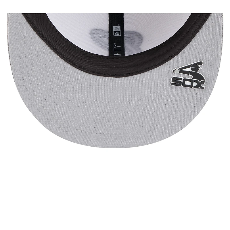 Men's New Era /Gray Chicago White Sox 2025 MLB Clubhouse 59FIFTY Fitted Hat