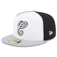 Men's New Era /Gray Chicago White Sox 2025 MLB Clubhouse 59FIFTY Fitted Hat