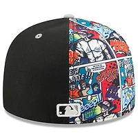 Men's New Era Black/Gray Chicago White Sox 2025 MLB Diamond Hero Edition 59FIFTY Fitted Hat