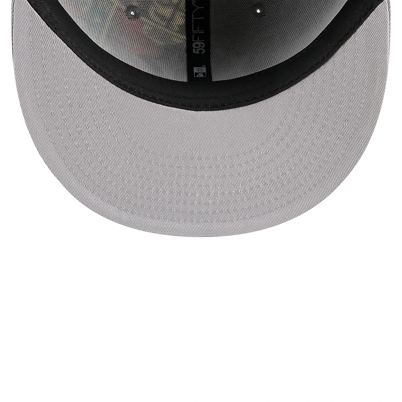 Men's New Era Black/Gray Chicago White Sox 2025 MLB Diamond Hero Edition 59FIFTY Fitted Hat