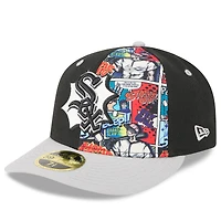 Casquette ajustée 59FIFTY noire/grise des Chicago White Sox 2025 MLB Players' Weekend pour homme New Era