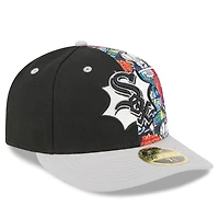 Casquette ajustée 59FIFTY noire/grise des Chicago White Sox 2025 MLB Players' Weekend pour homme New Era
