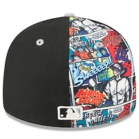Men's New Era Black/Gray Chicago White Sox 2025 MLB Diamond Hero Edition Low Profile 59FIFTY Fitted Hat