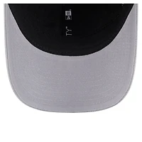 Casquette ajustable New Era 9FORTY M-Crown noire et grise pour homme, aux couleurs des White Sox de Chicago.