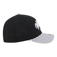 Casquette ajustable New Era 9FORTY M-Crown noire et grise pour homme, aux couleurs des White Sox de Chicago.