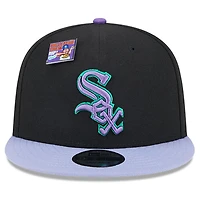 Men's New Era Black/Purple Chicago White Sox Grape Big League Chew Flavor Pack 9FIFTY Snapback Hat