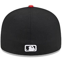 Men's New Era Black/Red Chicago White Sox 2025 City Connect Alternate 59FIFTY Fitted Hat