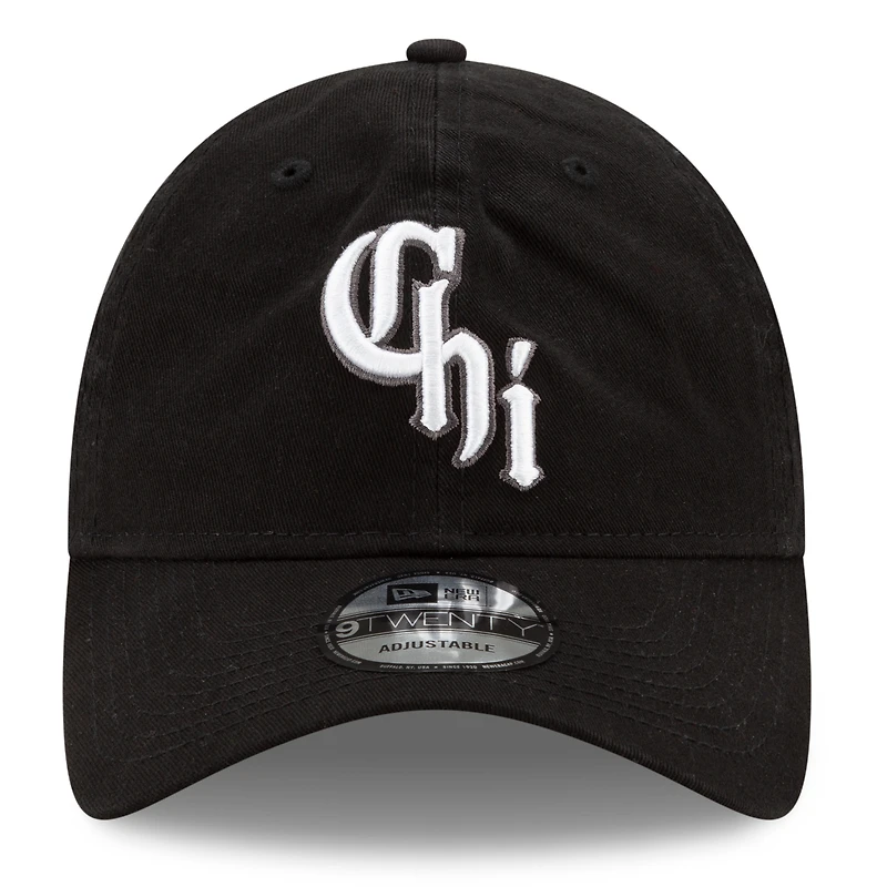 Men's New Era Black Chicago White Sox 2021 City Connect 9TWENTY Adjustable Hat