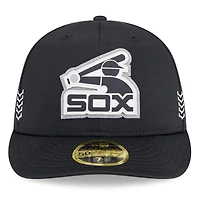Men's New Era  Black Chicago White Sox 2024 Clubhouse Low Profile 59FIFTY Fitted Hat
