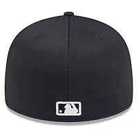 Men's New Era  Black Chicago White Sox 2024 Clubhouse Low Profile 59FIFTY Fitted Hat