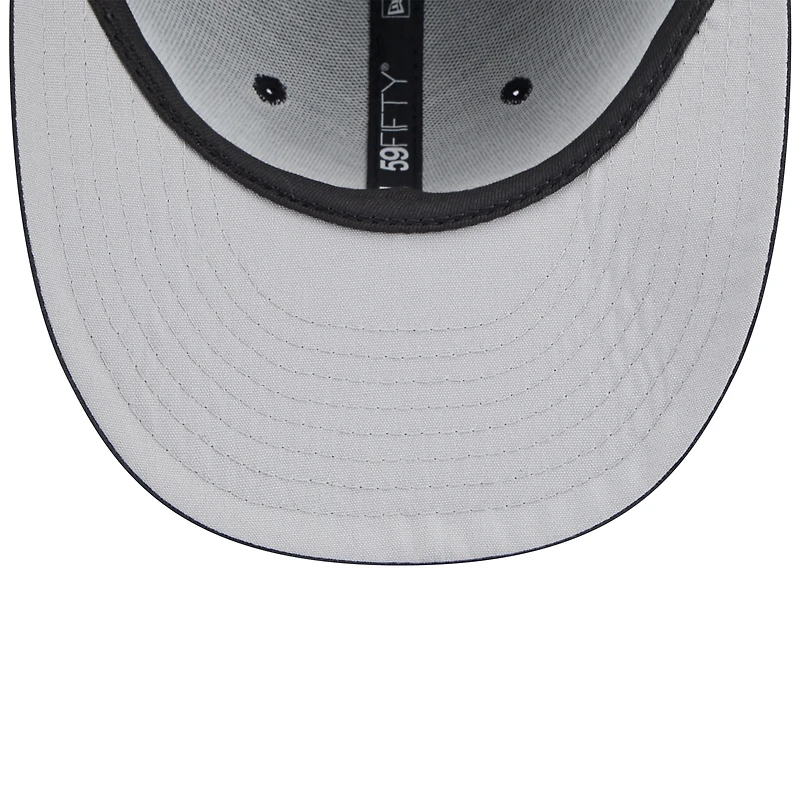 Men's New Era  Black Chicago White Sox 2024 Clubhouse Low Profile 59FIFTY Fitted Hat