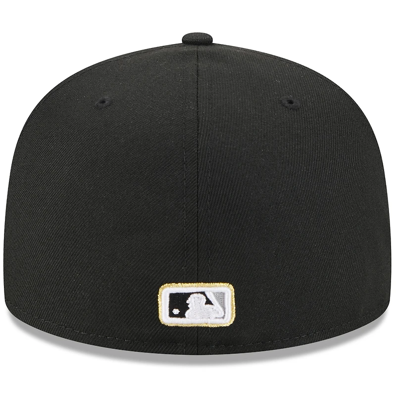 Casquette ajustée New Era noire des Chicago White Sox 2025 59FIFTY Day pour homme avec épingles