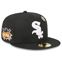 Casquette ajustée New Era 59FIFTY noire des Chicago White Sox 2025 Big League Chew pour homme