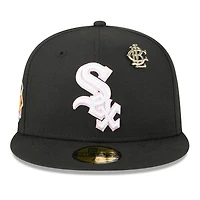 Casquette ajustée New Era 59FIFTY noire des Chicago White Sox 2025 Big League Chew pour homme