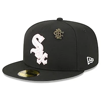 Casquette ajustée New Era 59FIFTY noire des Chicago White Sox 2025 Big League Chew pour homme