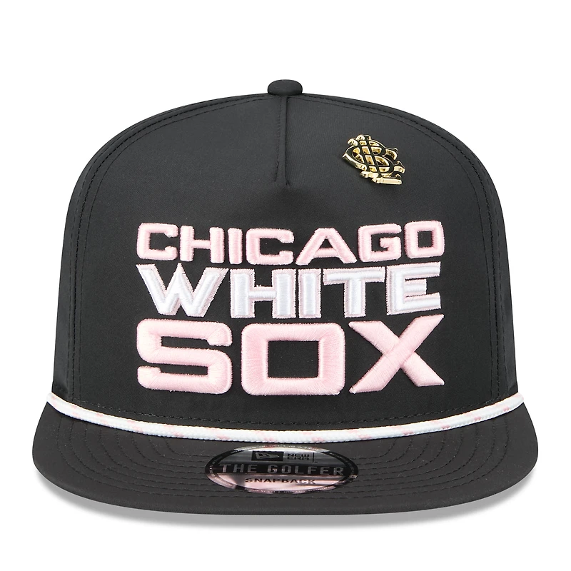 Men's New Era  Black Chicago White Sox 2025 Big League Chew Golfer Snapback Hat