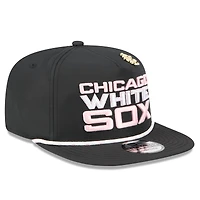 Casquette snapback noire New Era Chicago White Sox 2025 Big League Chew Golfer pour homme