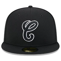 Men's New Era Black Chicago White Sox 2025 MLB Clubhouse 59FIFTY Fitted Hat