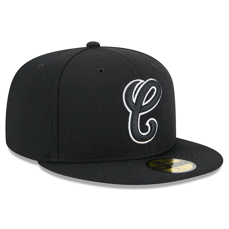 Men's New Era Black Chicago White Sox 2025 MLB Clubhouse 59FIFTY Fitted Hat
