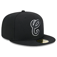 Men's New Era Black Chicago White Sox 2025 MLB Clubhouse 59FIFTY Fitted Hat