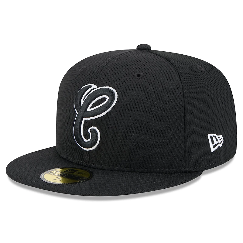 Men's New Era Black Chicago White Sox 2025 MLB Clubhouse 59FIFTY Fitted Hat