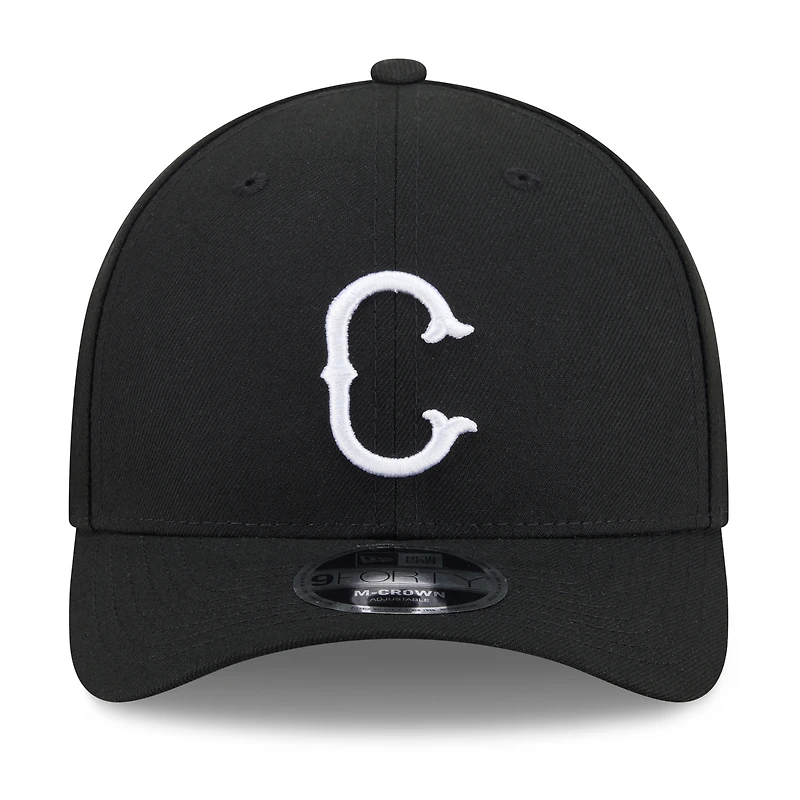 Casquette ajustable New Era noire pour homme Chicago White Sox 2026, Temple de la renommée du baseball 9FORTY M-Crown