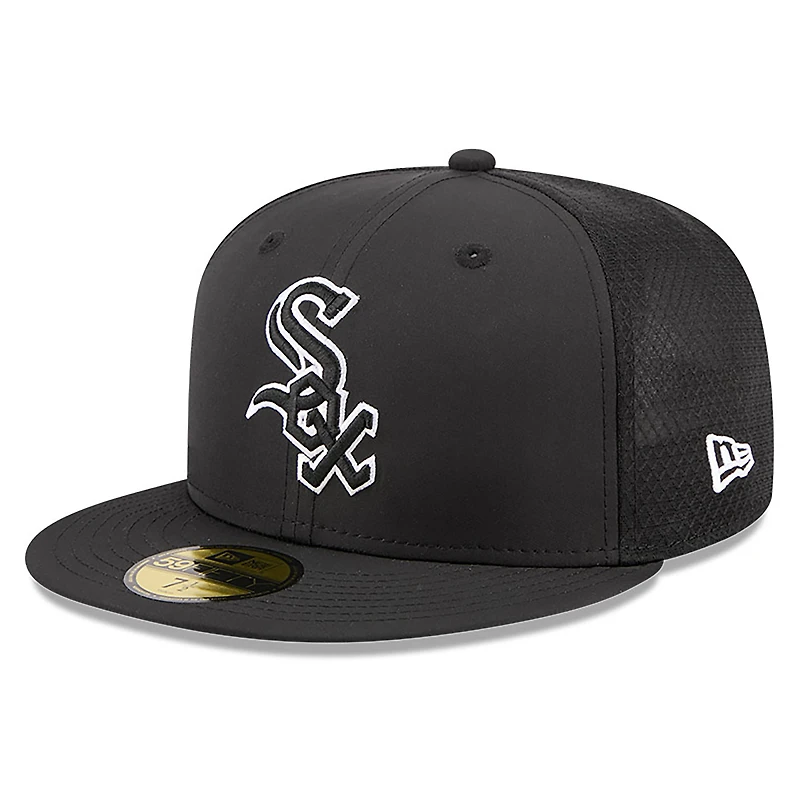 Men's New Era Black Chicago White Sox 2026 Batting Practice 59FIFTY Fitted Hat