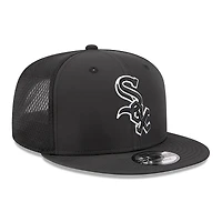 Men's New Era Black Chicago White Sox 2026 Batting Practice 9FIFTY Snapback Hat