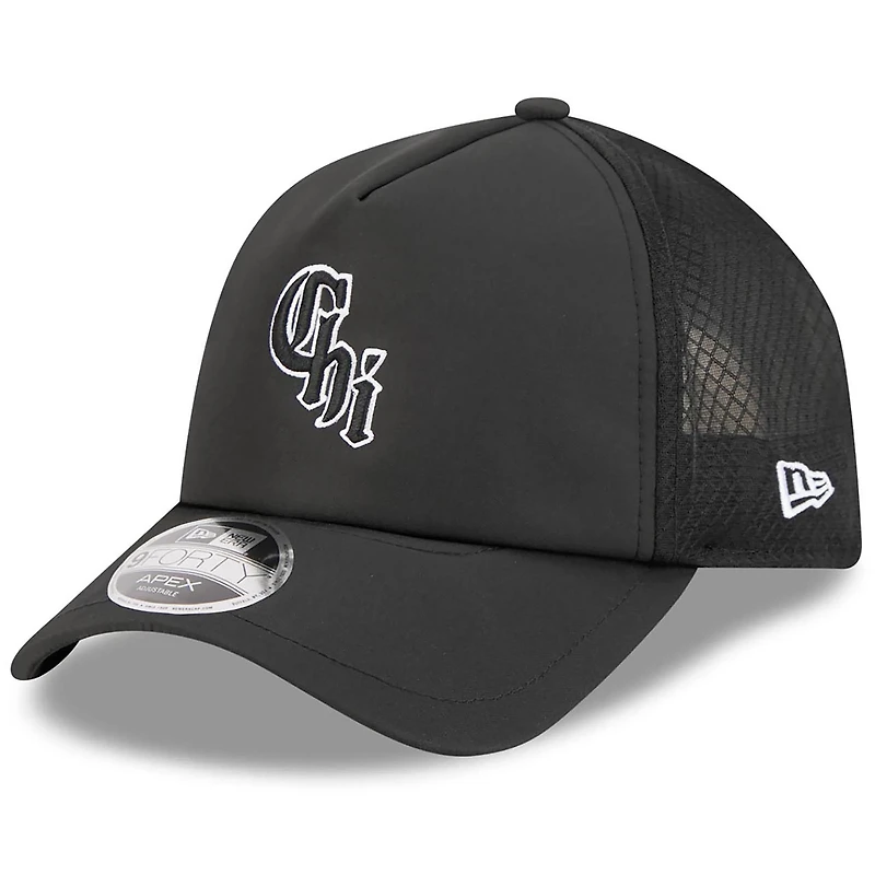 Casquette ajustable New Era noire pour homme Chicago White Sox 2026